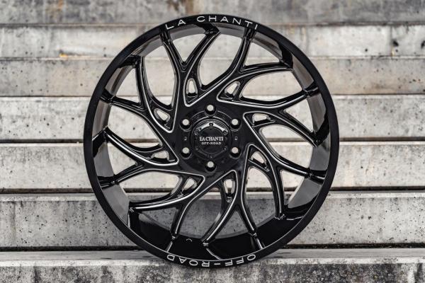 La Chanti Offraod LC-OF 20 10x22 Glossy Black Milled ET 12 8x165,1 121,3
