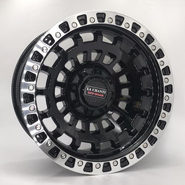 La Chanti Offraod LC-OF 6 12x20 GLOSS BLACK/POLISHED RING ET -25 5x127/139,7 87,1