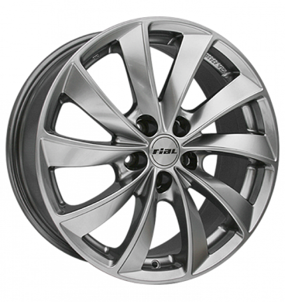 Rial, Lugano, 8x18 ET35 5x120 72,6, sterling-silber