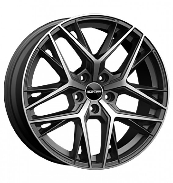 GMP, Lunica, 8x19 ET30 5x112 66,6, anthracite matt diamond