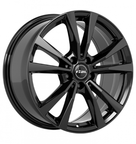 Rial, M12, 8x19 ET50 5x108 63,4, diamant-schwarz