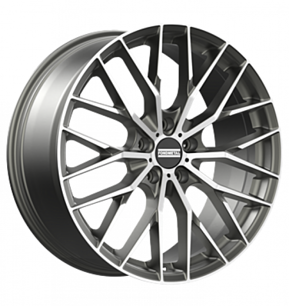 Fondmetal, Makhai, 8,5x19 ET32 5x112 66,5, glossy titanium machined