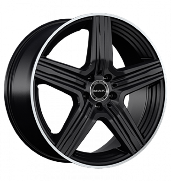 MAK, Lewis, 9x20 ET33 5x112 66,6, gloss black mirror ring