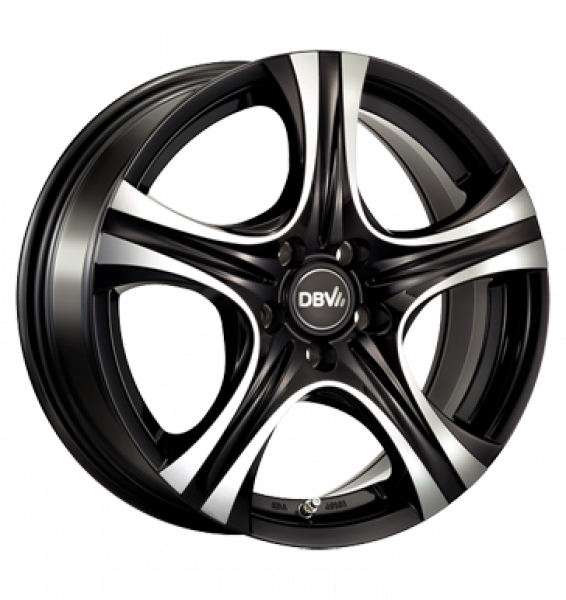 DBV, Malaya, 6,5x16 ET40 5x112 66,6, schwarz voll poliert