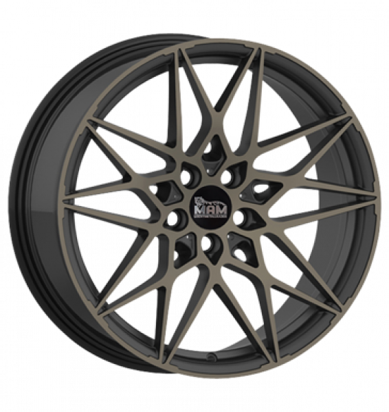 MAM, B2, 8,5x19 ET30 5x112 72,6, matt black bronze