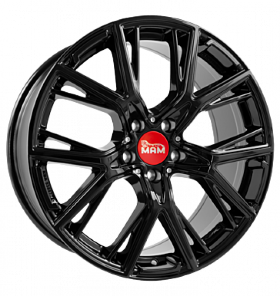 MAM, B4, 8,5x19 ET30 5x112 72,6, black painted