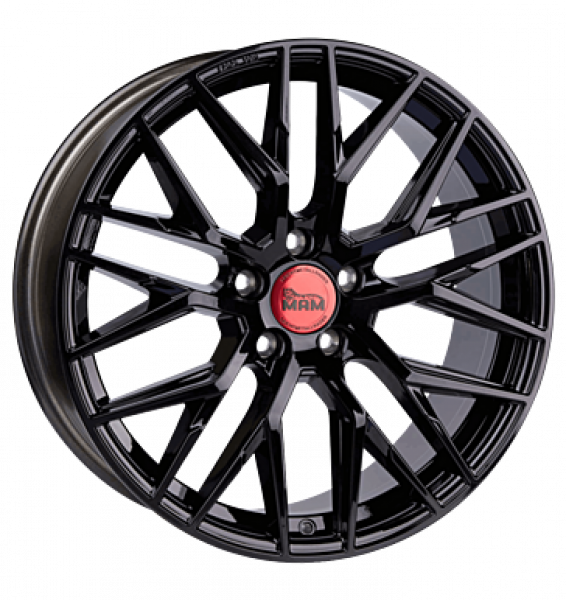 MAM, RS4, 7x16 ET20 4x108 65,1, black painted