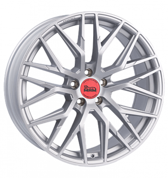 MAM, RS4, 7x16 ET35 4x108 63,4, matt silver painted
