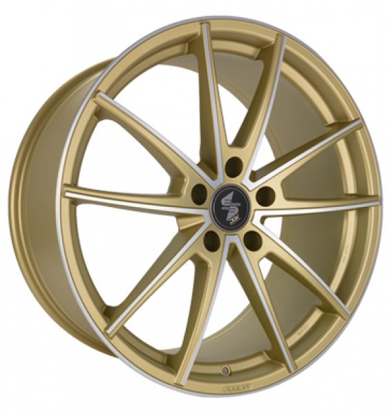 Eta Beta, Manay-K, 8,5x19 ET35 5x120 65,1, gold matt full polish