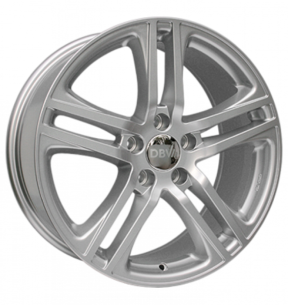 DBV, Mauritius, 8x17 ET45 5x112 66,6, silber lackiert