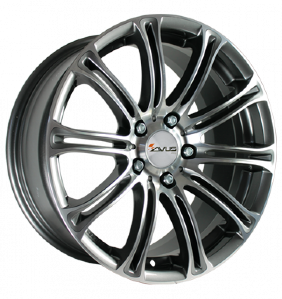 Avus, AC-MB1, 8x17 ET34 5x120 72,6, anthracite polished