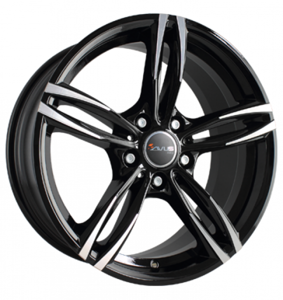 Avus, AC-MB3, 8,5x20 ET25 5x120 72,6, black polished