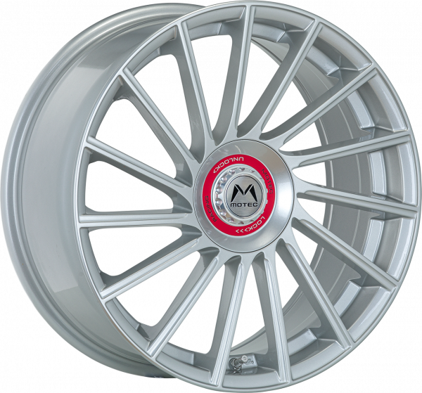 MOTEC MCT9R-Tornado Revolution 9Jx20 5/120 ET 45 NB 65,1 High Gloss Silber