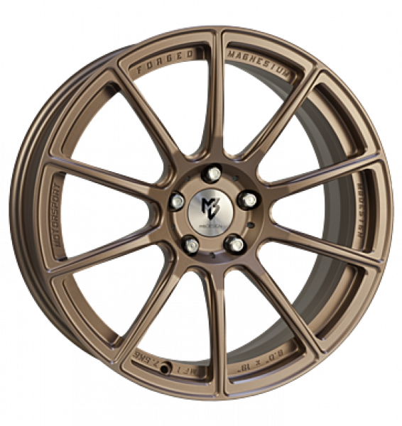 mbDESIGN, MF1, 8x19 ET34 5x115 75, bronze hell seidenmatt gepulvert