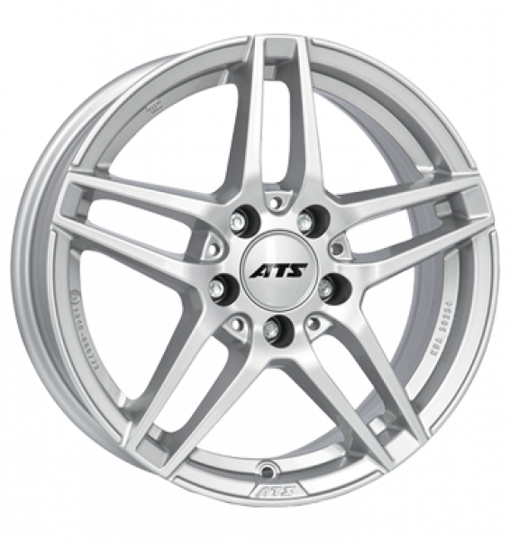ATS, Mizar, 6,5x17 ET44 5x112 66,5, polar-silber