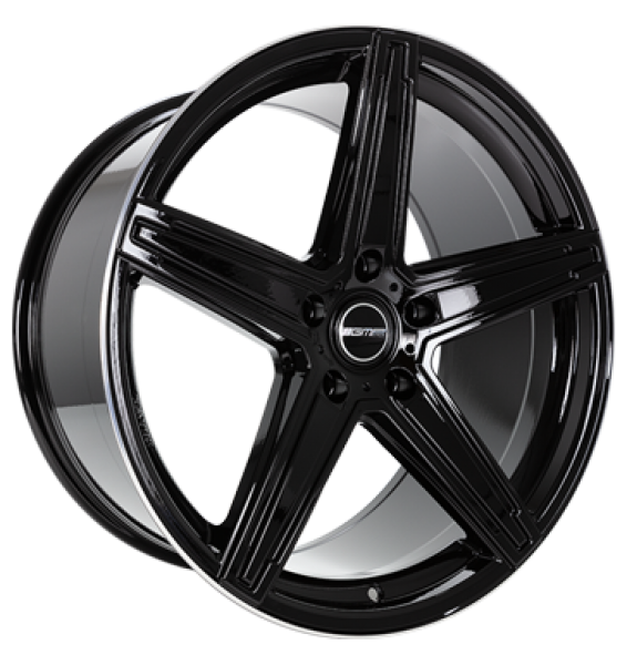 GMP, MK1 Concave, 9x20 ET25 5x120 72,6, shiny black diamond lip