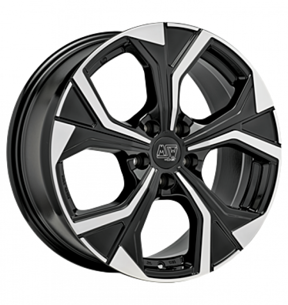 MSW, 43, 7x19 ET43 5x112 57,06, gloss black full polished