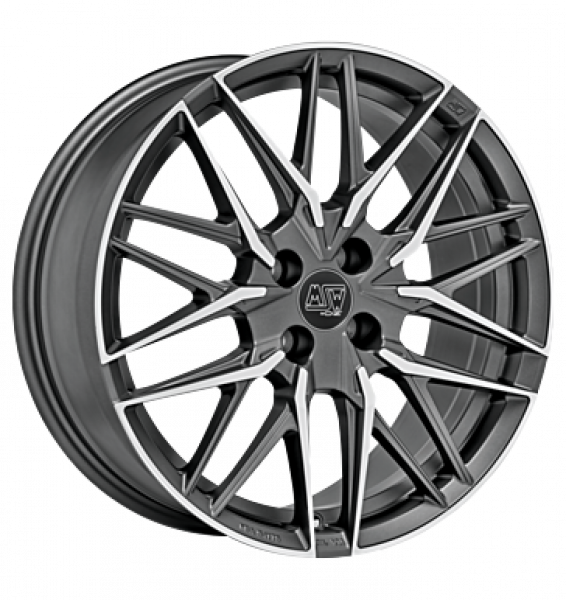 MSW, 50/4, 7,5x18 ET42 4x100 63,3, gun metal poliert