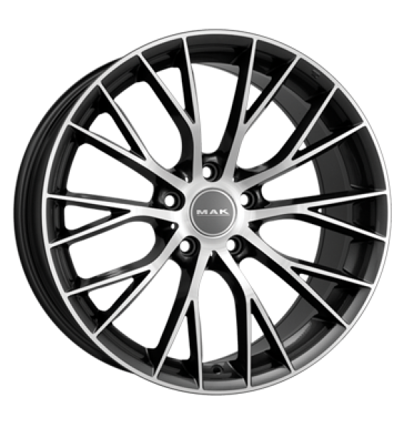 MAK, Munchen, 8,5x19 ET37 5x120 72,6, gun metal - mirror face