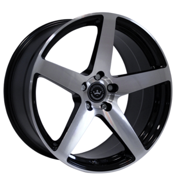 Meisterwerk, MW05, 8,5x19 ET45 5x112 66,6, black polished 