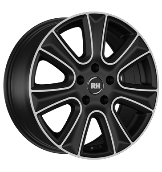 RH, NAJ II, 8x18 ET45 5x120 74,1, schwarz vollpoliert