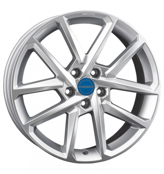 Borbet, N, 6,5x17 ET40 5x114,3 72,5, crystal silver