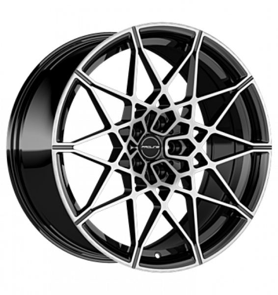 Proline, PFM forged, 9,5x20 ET22 5x112 66,5, black polished