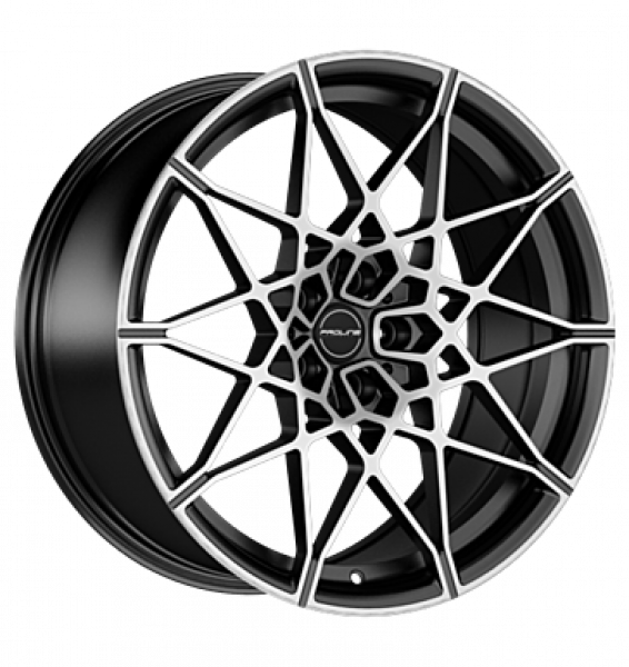 Proline, PFM forged, 9,5x20 ET22 5x112 66,5, Black matt polished