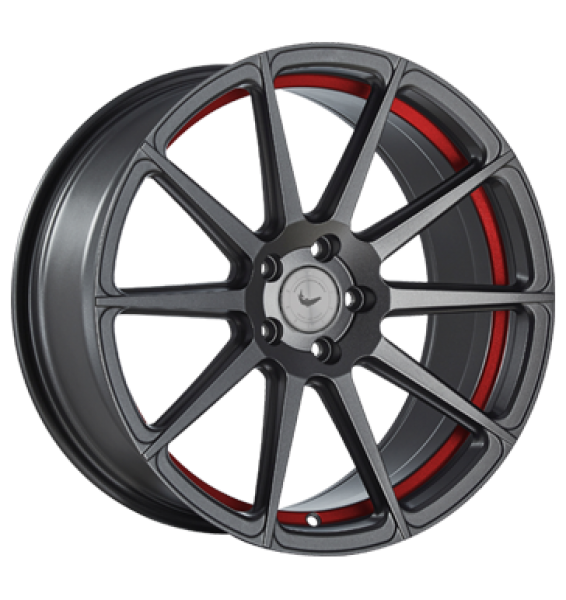 Barracuda, Project 2.0, 8,5x19 ET40 5x114,3 73,1, mattgunmetal/ undercut Colour Trim rot