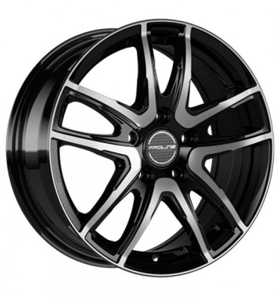 Proline, PXV, 7x17 ET40 4x100 63,3, black polished