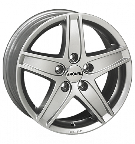Ronal, R48 silber, 7,5x16 ET50 5x112 57,1, kristallsilber