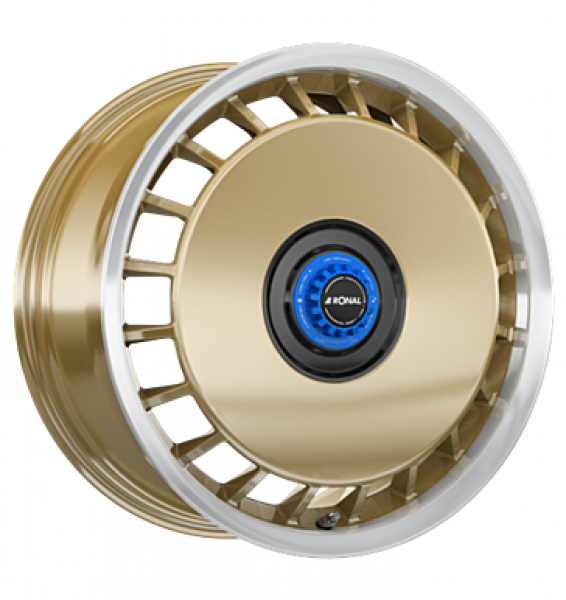 Ronal, R50 REV-M, 8x18 ET35 5x100 68, racing-gold-hornkopiert