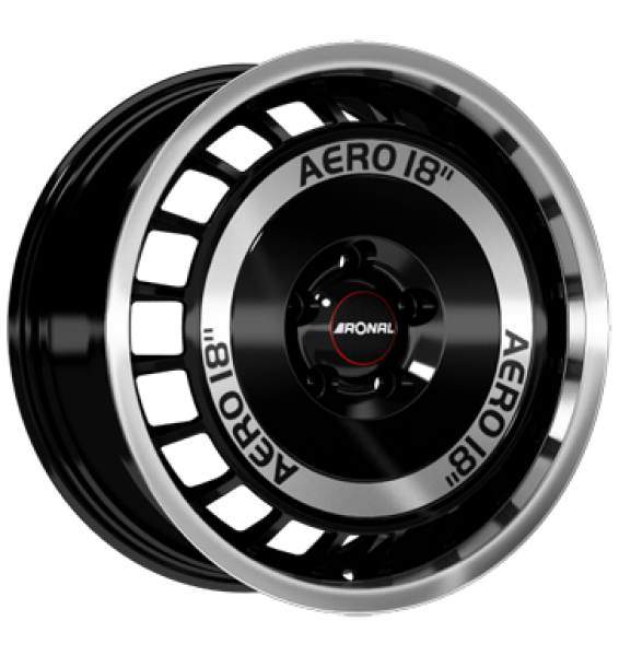 Ronal, R50 AERO, 8x18 ET45 5x120 72,5, schwarz-frontkopiert