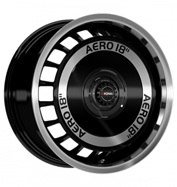 Ronal, R50 REV-B, 8x18 ET35 5x112 76, schwarz-frontkopiert