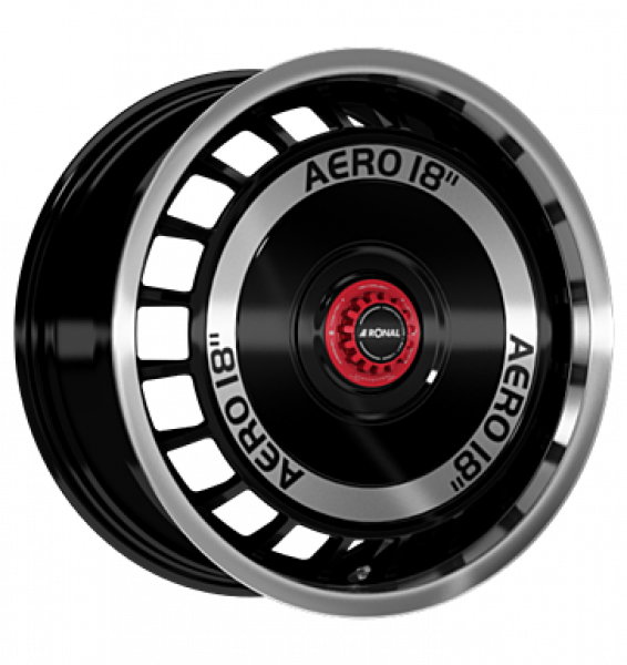 Ronal, R50 REV-R, 8x18 ET35 5x112 76, schwarz-frontkopiert