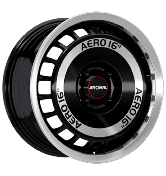 Ronal, R50 AERO, 7,5x16 ET38 4x100 68, schwarz-frontkopiert