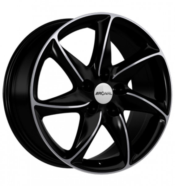 Ronal, R51, 8,5x20 ET30 5x112 76, jetblack-frontkopiert