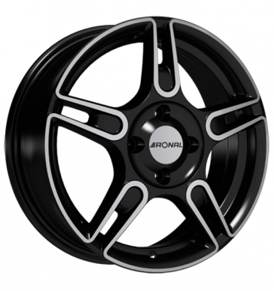 Ronal, R52, 5,5x15 ET32 4x98 68, schwarz-frontkopiert