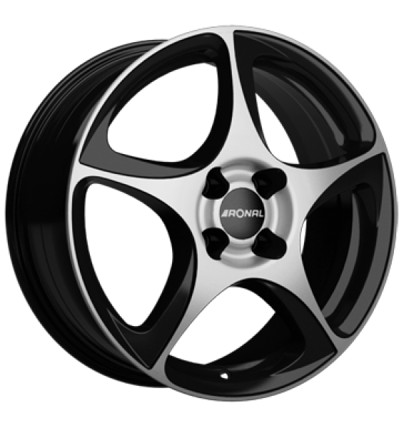 Ronal, R53, 7x16 ET38 4x98 68, mattschwarz-frontkopiert