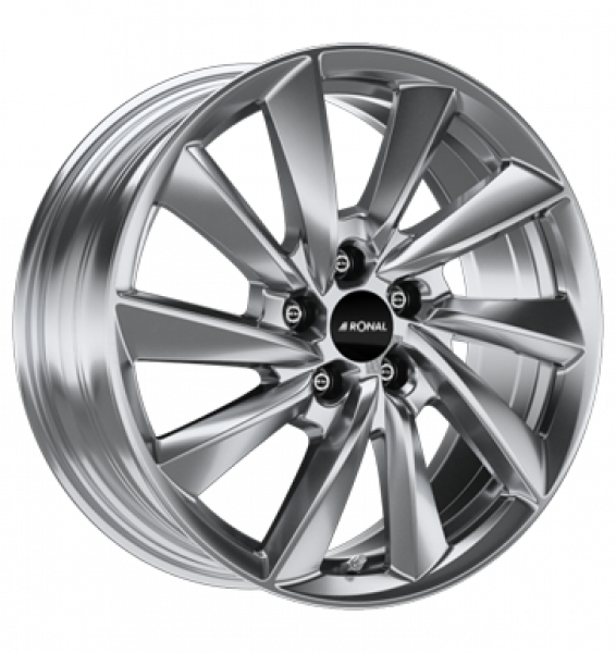 Ronal, R70, 7,5x18 ET30 5x112 66,5, platinum silber