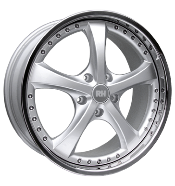 RH, RAU Vesuv, 11x20 ET58 5x130 71,5, silber Horn Edelstahl