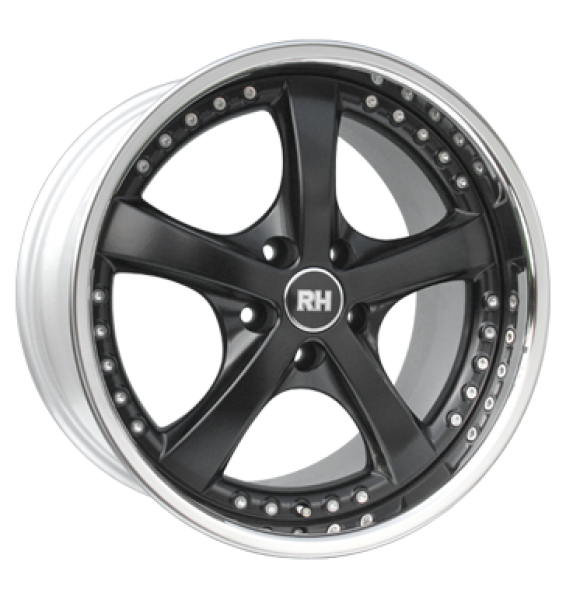 RH, RAU Vesuv, 11x20 ET58 5x130 71,5, schwarz Horn Edelstahl