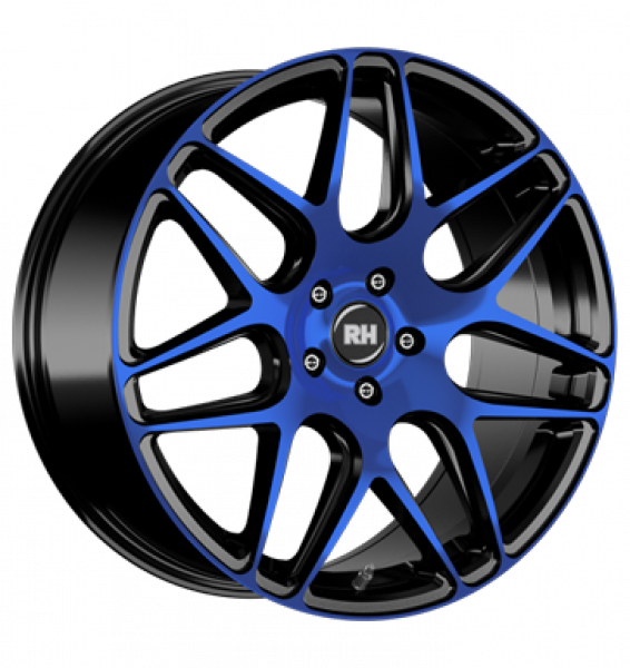 RH, RB11, 9x20 ET35 5x120 74,1, color polished - blue