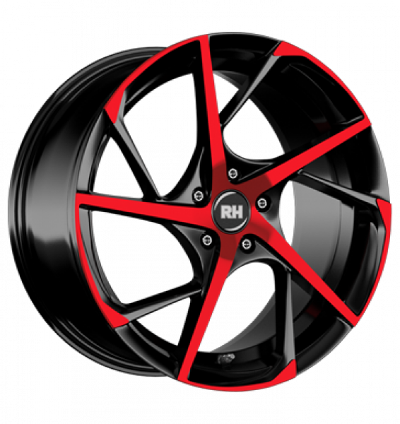 RH, RB12, 8,5x19 ET45 5x112 72,6, color polished - red