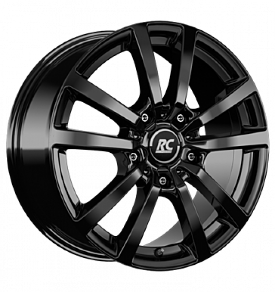 RCDesign, RC25T, 7,5x18 ET45 5x108 65,1, schwarz glanz