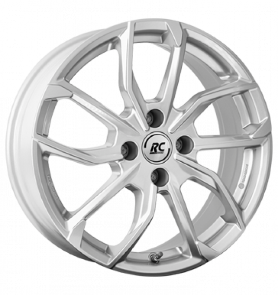 RCDesign, RC34, 6,5x17 ET44 4x100 56,6, kristallsilber