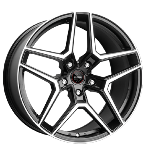 Momo, RF-06, 9,5x20 ET40 5x112 66,6, matt black polish