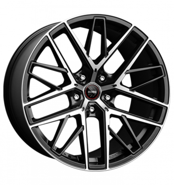Momo, RFX-01, 11,5x21 ET40 5x112 66,6, matt black polished