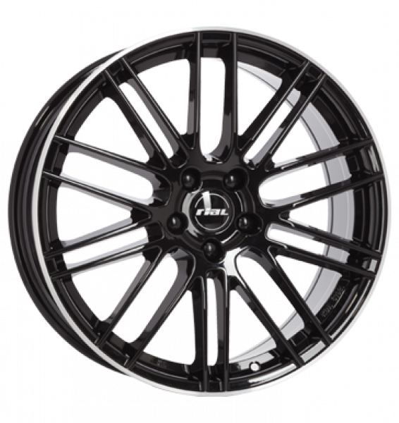 Rial, Kibo, 8,5x20 ET36 5x114,3 70,1, diamant-schwarz hornpoliert