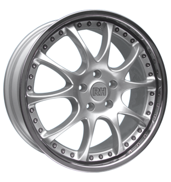 RH, RMK Dynamic, 8,5x18 ET60 5x112 158, silber Horn Edelstahl